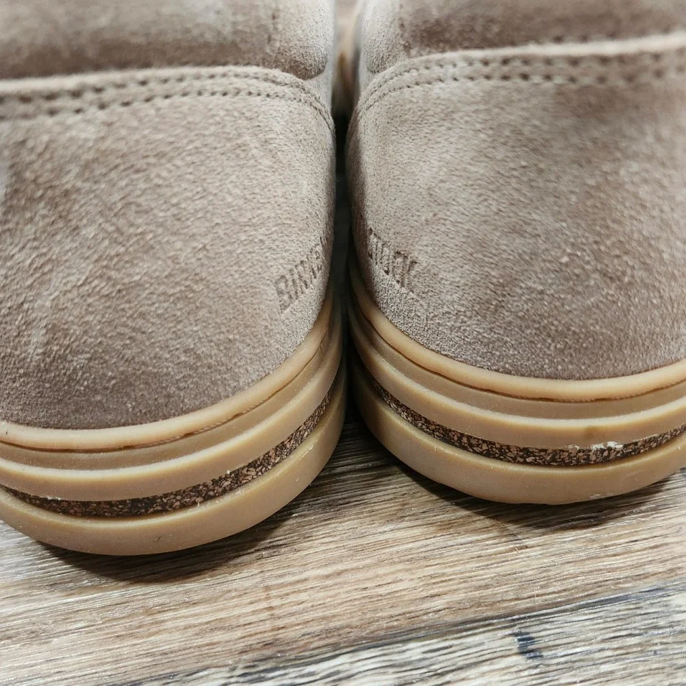 Birkenstock Oswego Suede Slip On Sneakers Sand Beige Mens 44 Loafers Mens US 11